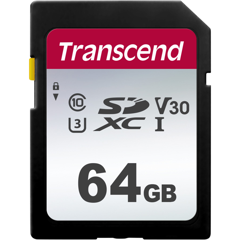 Produktbild för Transcend Silver 300S SDXC UHS-I U1 (V10) R100/W20 64GB