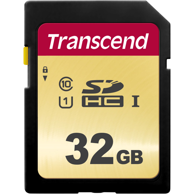 Produktbild för Transcend Gold 500S SD UHS-I U3, MLC (V30) R95/W60 32GB