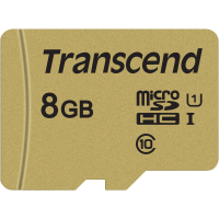 Transcend Transcend Gold 500S microSD w/adp (V30) R95/W60 8GB