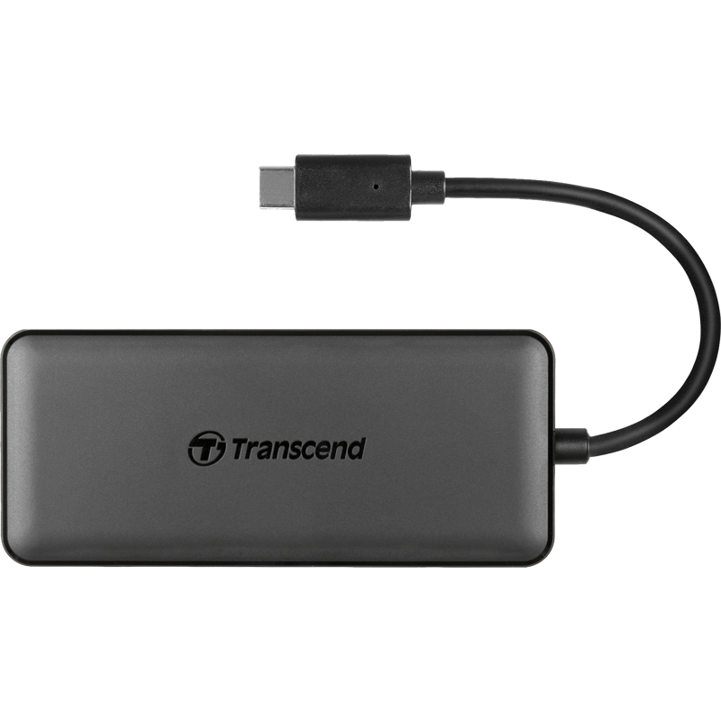 Produktbild för Transcend Cardreader TS-HUB5C 3-port HUB, 1-port PD,SD/microSD (USB-C)