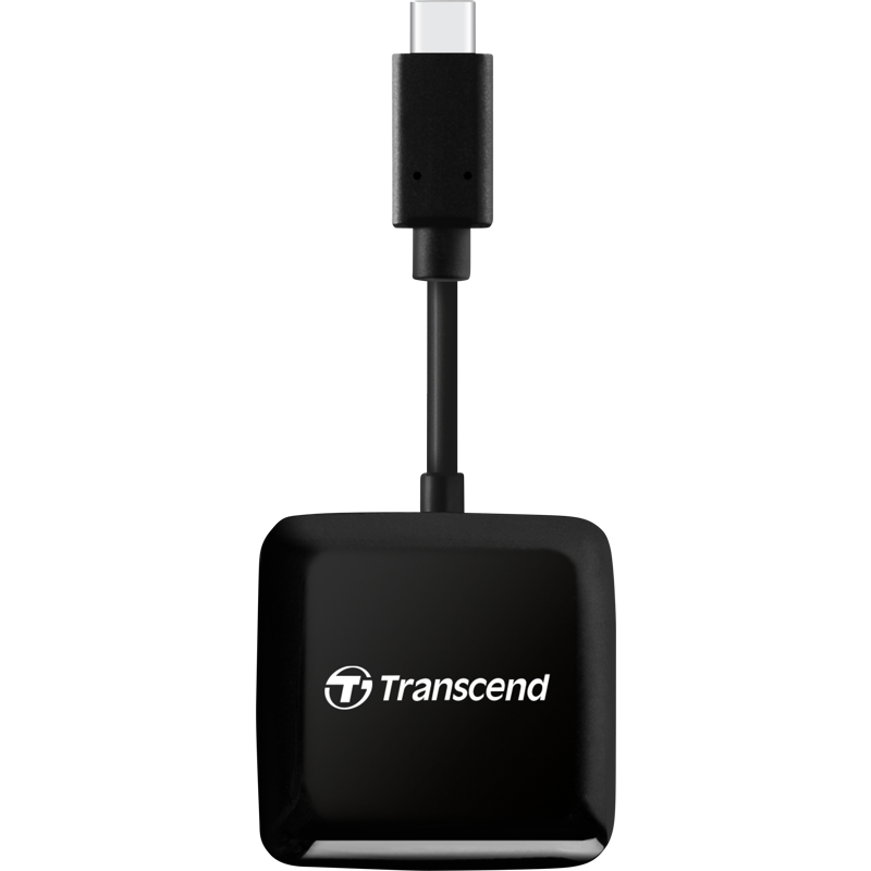 Produktbild för Transcend Cardreader RDC3 - SD/microSD USB 3.2 (USB Type-C)
