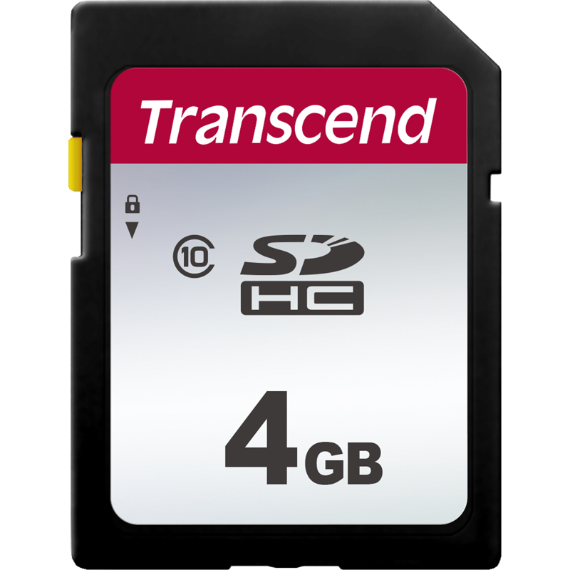 Produktbild för Transcend Silver 300S SDHC UHS-I C10 R20/W10 4GB