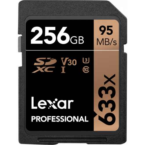 LEXAR Lexar High-Performance 633X SDHC/SDXC UHS-I U1/U3 (V30) R95/W45 256GB