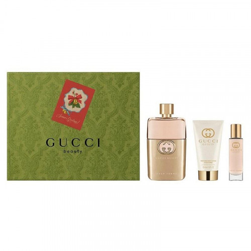 Gucci Giftset Gucci Guilty Pour Femme Edp 90ml + Edp 15ml + Body Lotion 50ml