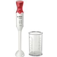 Produktbild för Bosch ErgoMixx MSM64010 - handmixer - vit/röd