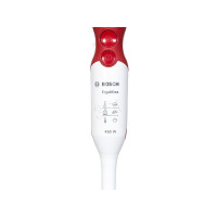 Produktbild för Bosch ErgoMixx MSM64010 - handmixer - vit/röd