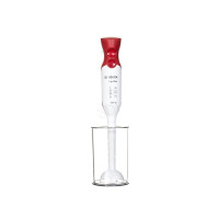 Produktbild för Bosch ErgoMixx MSM64010 - handmixer - vit/röd