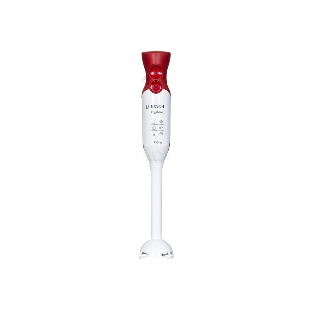 Produktbild för Bosch ErgoMixx MSM64010 - handmixer - vit/röd