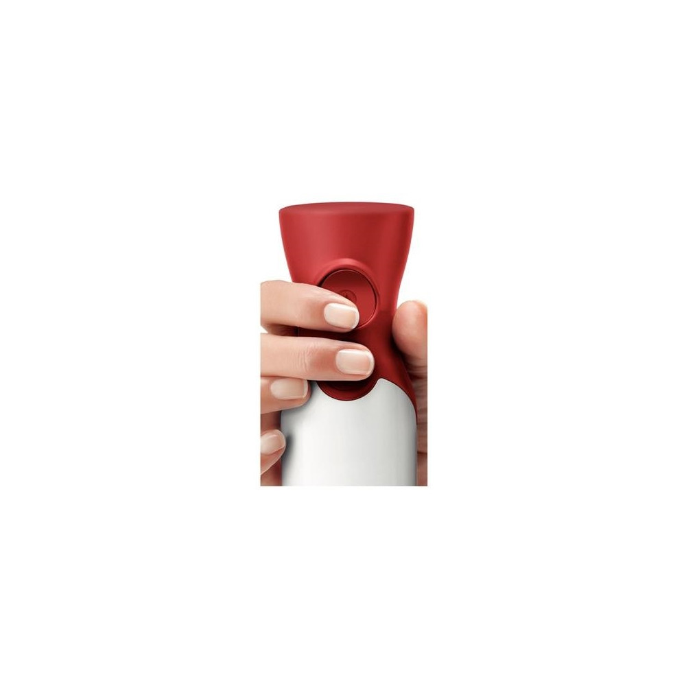 Produktbild för Bosch ErgoMixx MSM64010 - handmixer - vit/röd