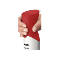Produktbild för Bosch ErgoMixx MSM64010 - handmixer - vit/röd