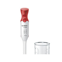 Produktbild för Bosch ErgoMixx MSM64010 - handmixer - vit/röd