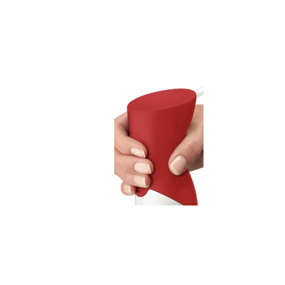 Produktbild för Bosch ErgoMixx MSM64010 - handmixer - vit/röd