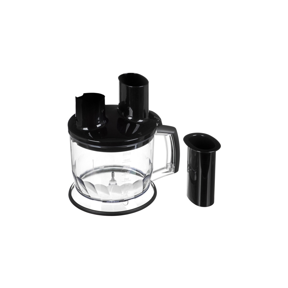 Produktbild för Braun Multiquick 7 MQ 7087X - handmixer - "high-end"-svart/borstat rostfritt stål