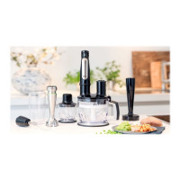 Produktbild för Braun Multiquick 7 MQ 7087X - handmixer - "high-end"-svart/borstat rostfritt stål