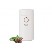 Produktbild för Adler AD 4446 - kaffekvarn - vit/guld