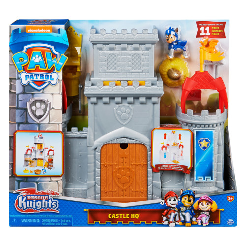 Spin Master PAW Patrol Rescue Knights Castle HQ Transforming 11-Piece Pl...