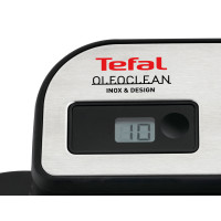 Miniatyr av produktbild för Tefal Oleoclean Pro Inox & Design FR8040 Single 3,5 l 2300 W Svart, Rostfritt stål