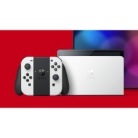 Produktbild för Nintendo Switch OLED - Spelkonsol - vit