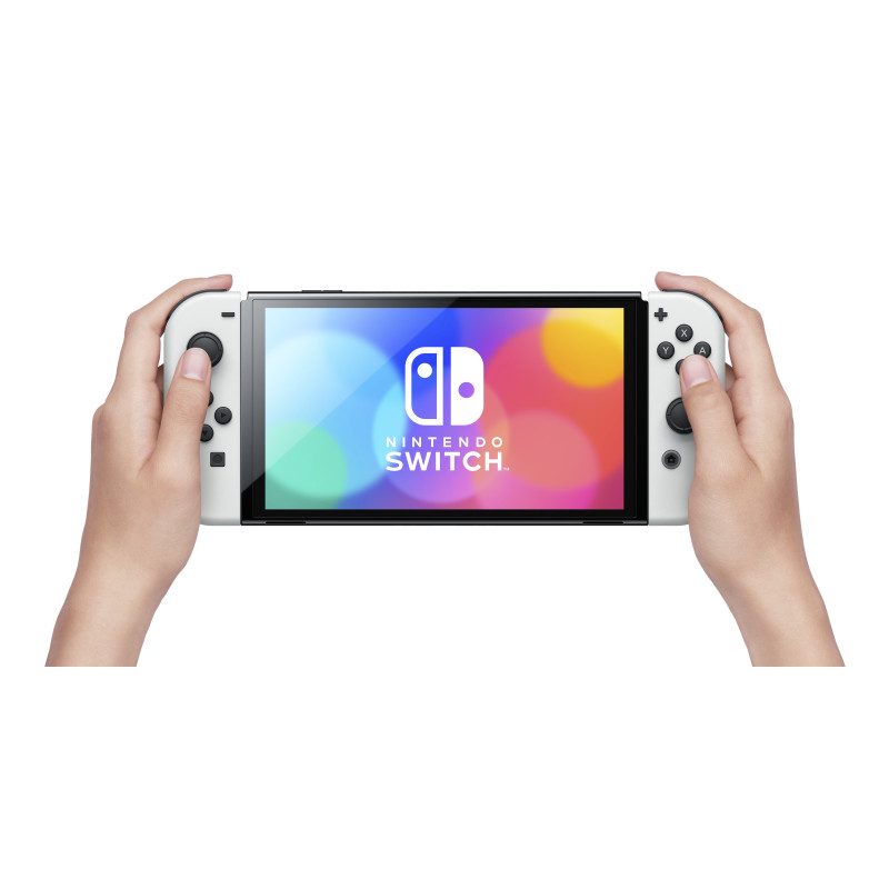 Produktbild för Nintendo Switch OLED bärbara spelkonsoller 17,8 cm (7") 64 GB Pekskärm Wi-Fi Vit