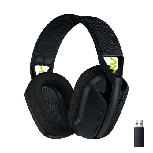 Logitech Logitech G G435 Headset Trådlös Huvudband Spela Bluetooth Svart