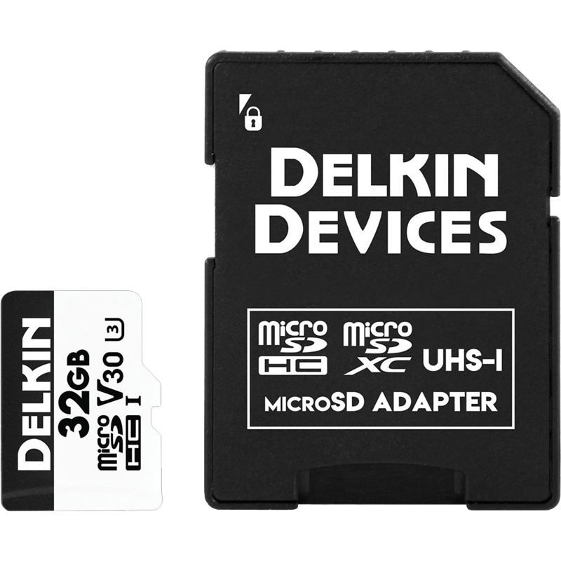 Produktbild för Delkin microSD Advantage 660X UHS-I (U3/V30) 32GB