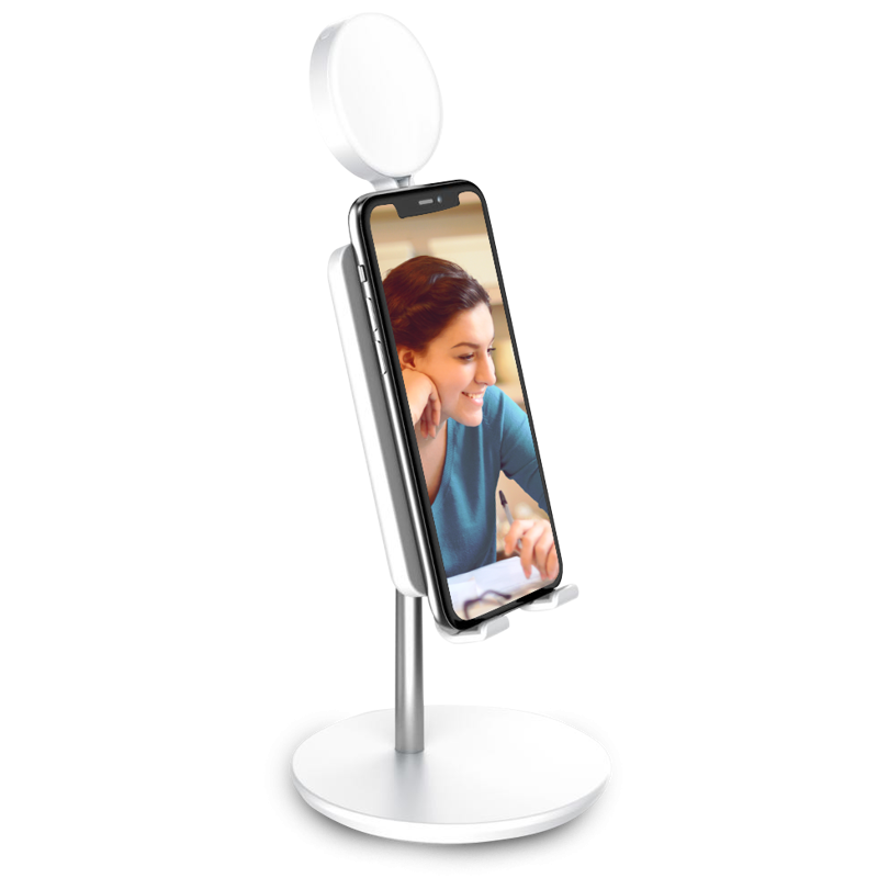 Produktbild för Digipower Shine Phone holder with 3" ring light