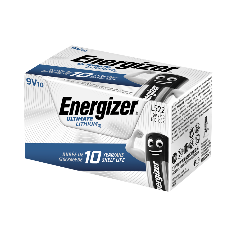 Produktbild för Energizer Ultimate Lithium 9V B2B 10 pack