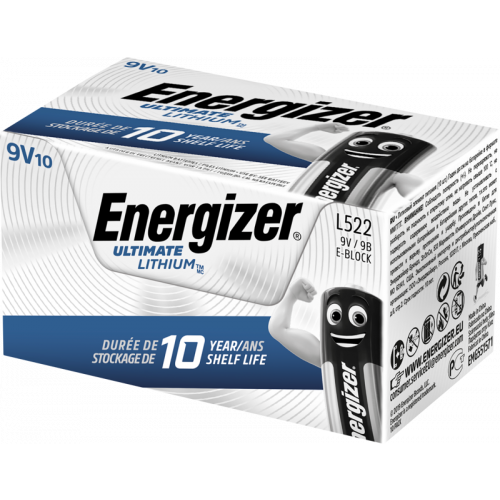 ENERGIZER Energizer Ultimate Lithium 9V B2B 10 pack