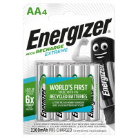 Produktbild för Energizer Recharge Extreme Eco AA 2300mAh 4 pack