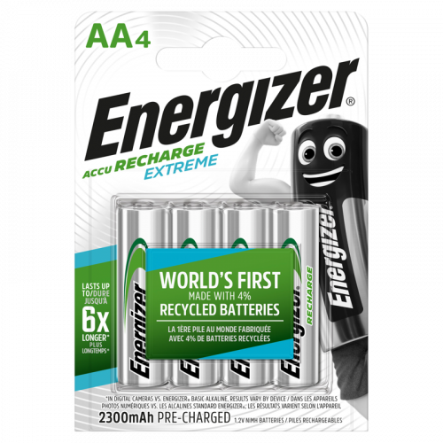 ENERGIZER Energizer Recharge Extreme Eco AA 2300mAh 4 pack