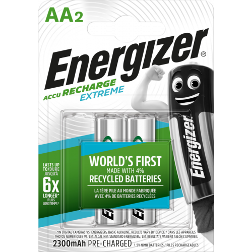 ENERGIZER Energizer Recharge Extreme Eco AA 2300mAh 2 pack