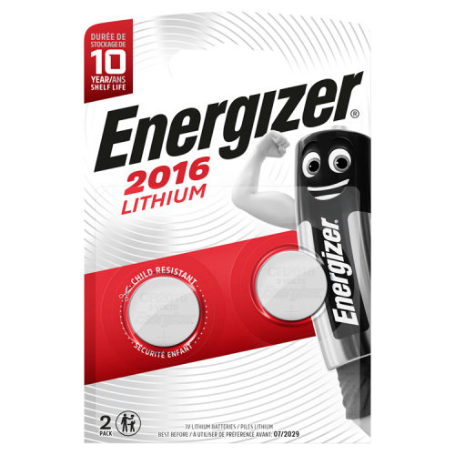 ENERGIZER Energizer Lithium Miniature CR2016 2 pack