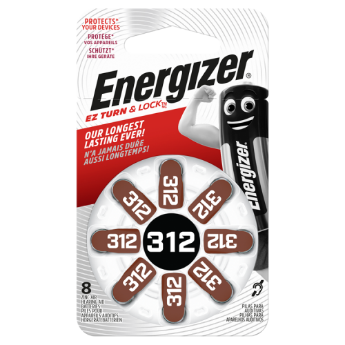 ENERGIZER Energizer Hearing Aid 312 -8 pack