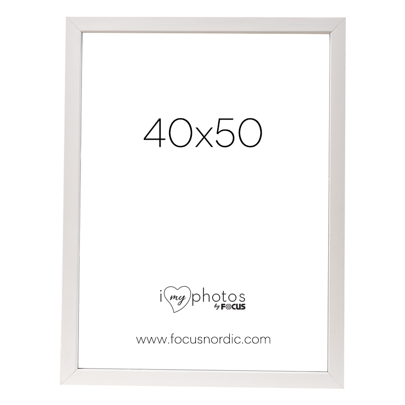 Produktbild för Focus Rock White 40x50