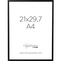 Produktbild för Focus Rock Black 21x29,7 (A4)