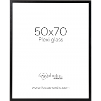 Miniatyr av produktbild för Focus Soul Black 50x70 Plexi