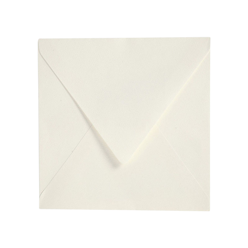 Produktbild för Envelope 160x160 Raw White 120g 50Pcs