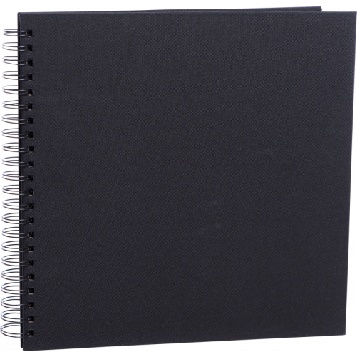 FOCUS Focus Base Line Canvas Wire-O 30x30 Black w. Black Sheets