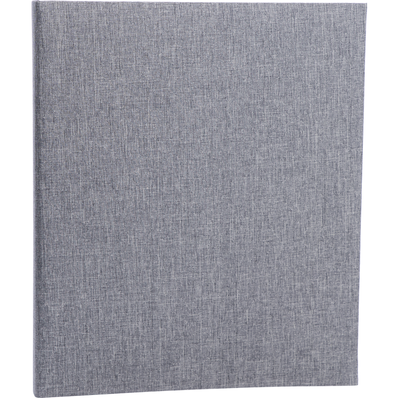 Produktbild för Focus Base Line Canvas Ringbinder Grey