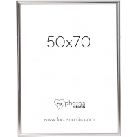 Produktbild för Focus Can-Can Shiny Silver 50x70