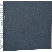 Produktbild för Focus Base Line Canvas Wire-O 30x30 Blue w. white sheets