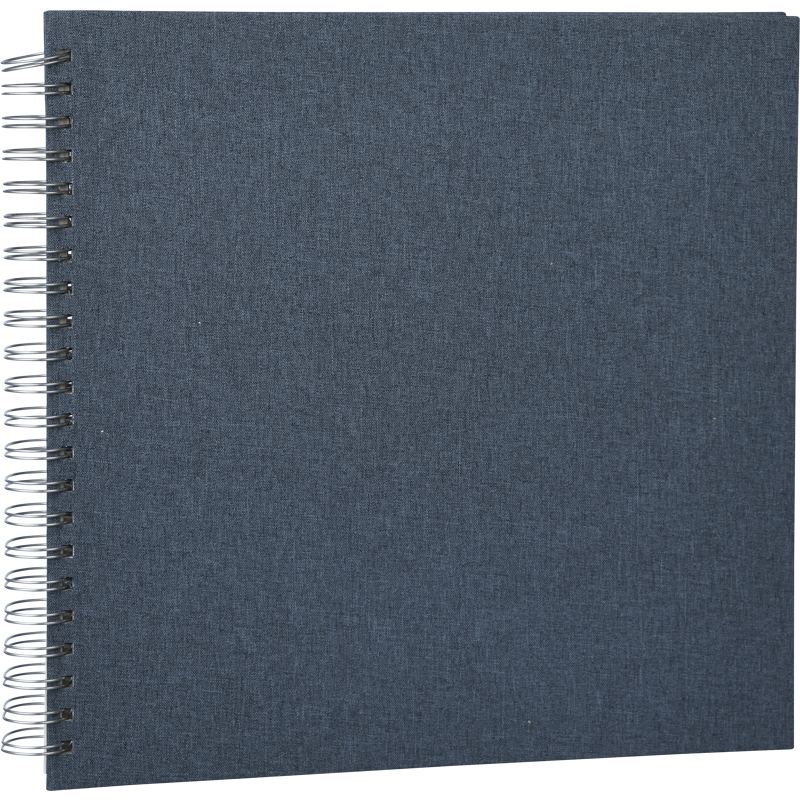 Produktbild för Focus Base Line Canvas Wire-O 30x30 Blue w. white sheets
