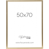 Produktbild för Focus Can-Can Shiny Gold 50x70