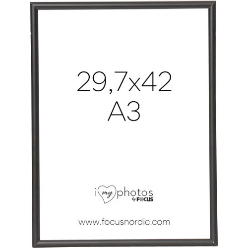 FOCUS Focus Can-Can Aluminium Black 29,7x42 (A3)