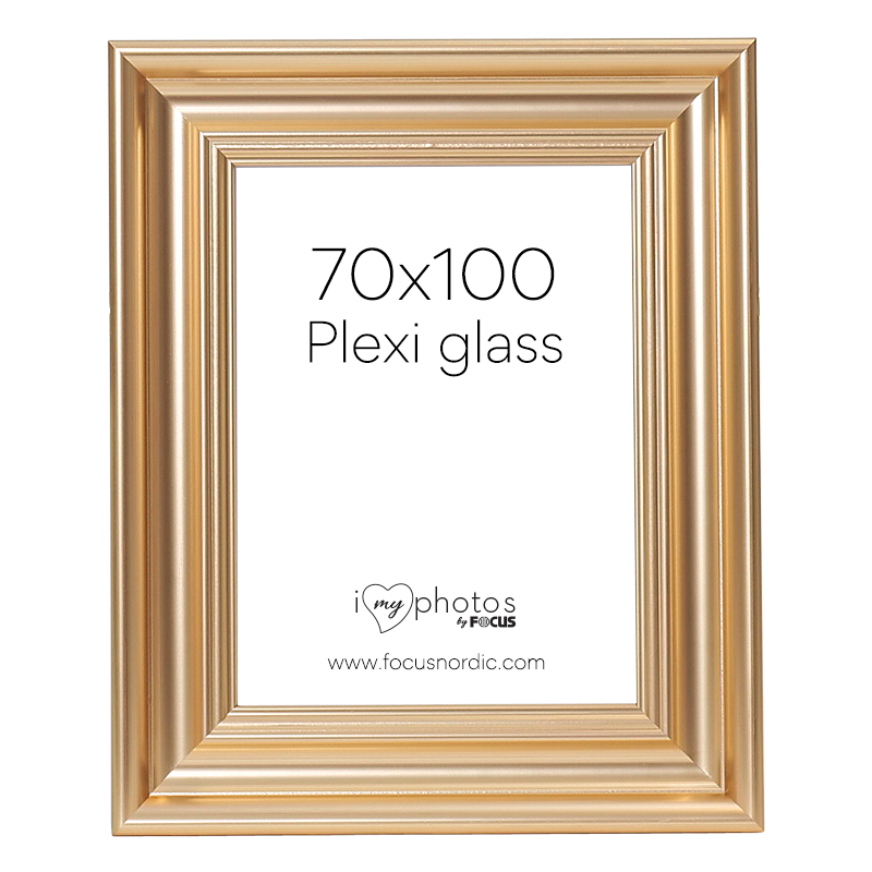 Produktbild för Focus Charleston Gold 70x100 Plexiglass
