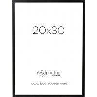 Produktbild för Focus Rock Black 20x30
