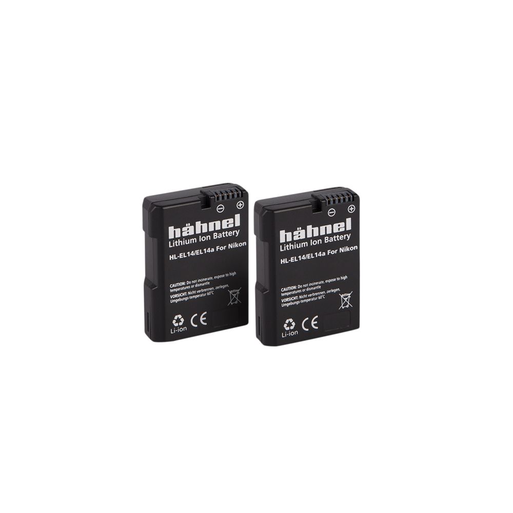 Produktbild för Hähnel Battery Nikon HL-EL14/14A / EN-EL14/14A Twin Pack