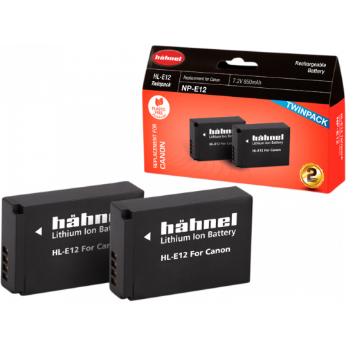 HÄHNEL Hähnel Battery Canon HL-E12 / LP-E12 Twin Pack