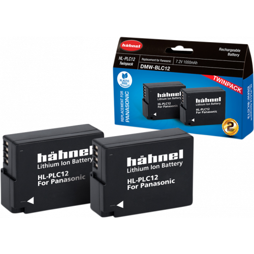 HÄHNEL Hähnel Battery Panasonic HL-PLC12 / DMW-BLC12 Twin Pack