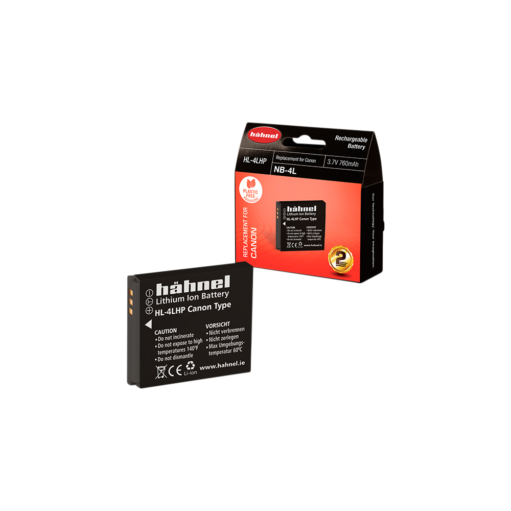 Produktbild för Hähnel Battery Canon HL-4LHP / NB-4LHP